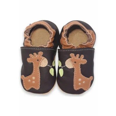 Afbeelding van Beck Unisex Baby Giraffe loopschoen, bruin, 22 EU