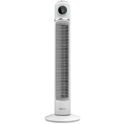 Afbeelding van Cecotec Torenventilator EnergySilence 320 Max Skyline Retro Smart White van 32&quot;, 40 W, LED display, Touch en afstandsbediening, 3 snelheden, Modi, Timer 12 uur Oscillatie 72º