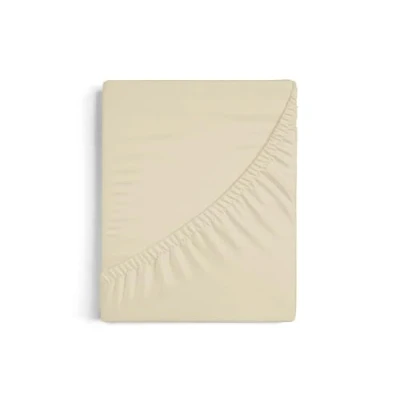 Afbeelding van Burrito Blanco hoeslaken A7, voor bedden 90 x 190/200 cm, katoen en polyester, eenpersoonsbed beige