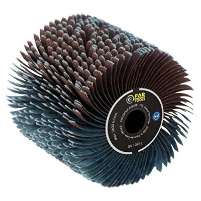 Afbeelding van Fartools 110869 schuurbandborstel Ø120 mm L 100 mm, compatibel met REX120, REX200 en REX H200 voor slijpen/ontbramen