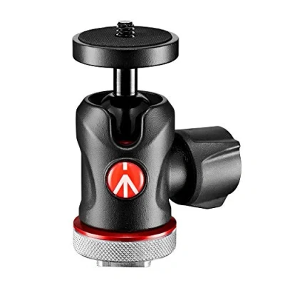Afbeelding van Manfrotto MH492LCD BH statiefkop Zwart, Rood 1/4&#039;&#039; bal
