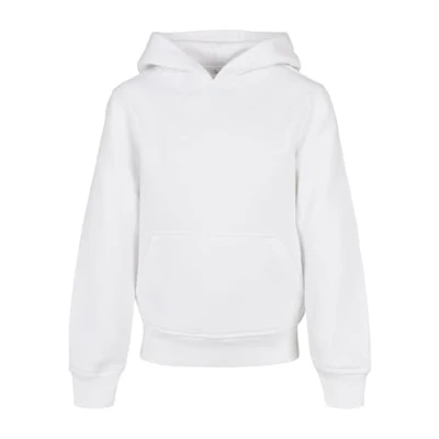 Afbeelding van Build Your Brand Unisex kinderen Organic Basic Kids Hoody capuchontrui, wit, 122 128