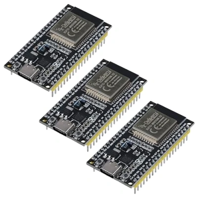 Afbeelding van AZDelivery 3 x ESP32 NodeMCU Module WLAN WiFi Dev Kit C Development Board met CP2102 en USB aansluiting ESP 32 wroom compatibel Arduino inclusief e book