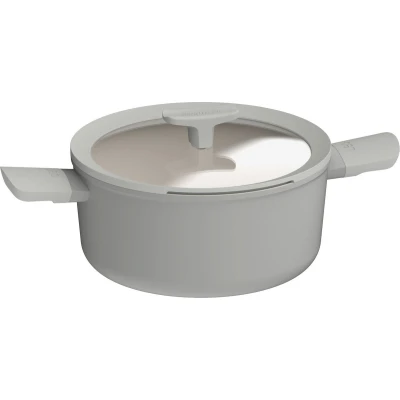 Afbeelding van Kookpot BergHOFF Leo Recycled Balance met Deksel Antikleef 24x11,5 cm Moonmist Gray