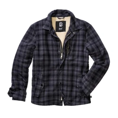 Afbeelding van Brandit Classic Sherpa Jacket Tussenseizoensjas anthraciet zwart M Katoen Basics