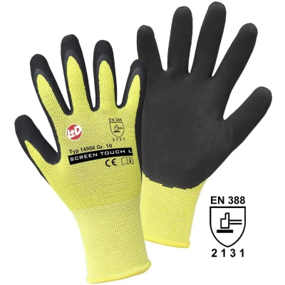 Afbeelding van L+D Griffy SCREEN TOUCH L 14906 7 Werkhandschoen Nylon Maat (handschoen): 7, S EN 388 Cat II 1 stuk(s)