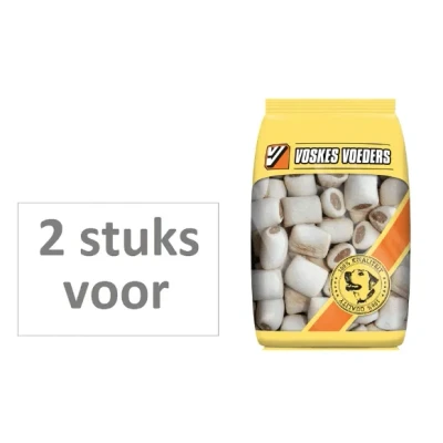 Afbeelding van 2 stuks! hondenvoer mergkoekjes rund Voskes