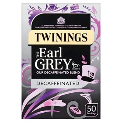 Afbeelding van Twinings Earl Grey Decaffeinated 4 x 50 Tassen