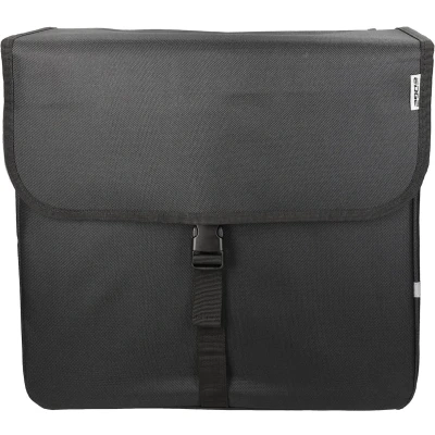 Afbeelding van Dubbele Fietstas Luxe Shopper 40L Zwart