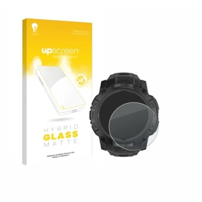 Afbeelding van upscreen Screenprotector voor Garmin Instinct 3 Tactical AMOLED Edition (50 mm) Folie Beschermfolie Beschermglas matte