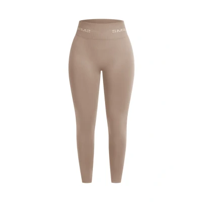 Afbeelding van Smilodox Scrunch Azura Legging, Dames, Maat: XL, Hellbraun
