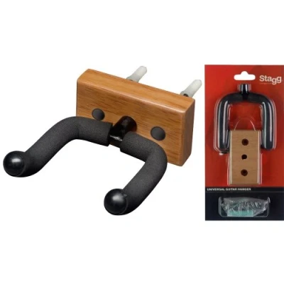Afbeelding van Stagg GUH WN REC Wall Mount Elektrische Gitaar Houder