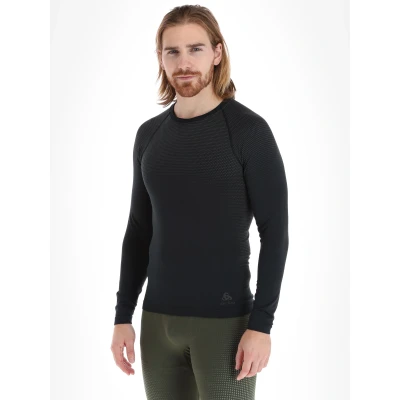 Afbeelding van Ondershirt Odlo Men Bl Top Crew Neck L/S Performance Light Eco Black XXL