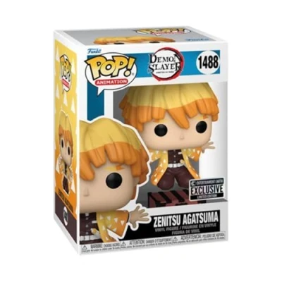 Afbeelding van Funko Pop! Animation: Demon Slayer Zenitsu Agatsuma Protecting Nezuko&#039;s Box Exclusive