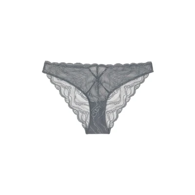 Afbeelding van Calvin Klein dames Instinct hipster van kant in de kleur Blauwgrijs, maat: XL