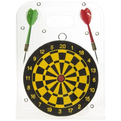 Afbeelding van Lg imports Dartbord Dubbelzijdig 15 Cm Met 2 Dartpijlen