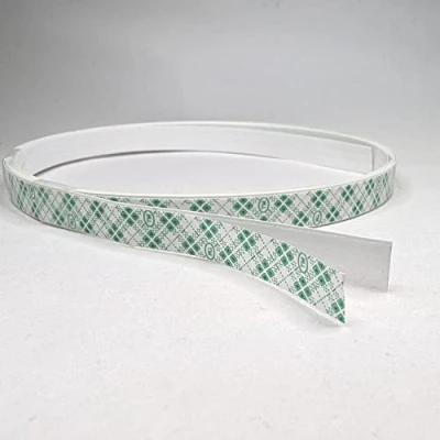 Afbeelding van INVISIBLE 10 mm, 3 V 24 V, polig, 1 meter platte kabel, led verbindingskabel, wit, zelfklevend, per strekkende meter, doe het zelf