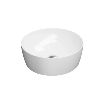 Afbeelding van Waskom Sapho Sand Rond 40x14 cm Keramiek Wit