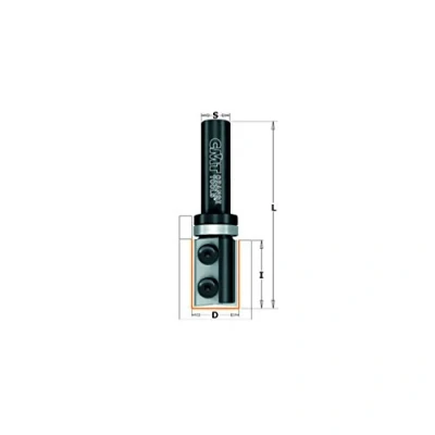 Afbeelding van CMT wisselmes kantenfrees Ø 19 x 28,3/69 mm. z=2, S=Ø8