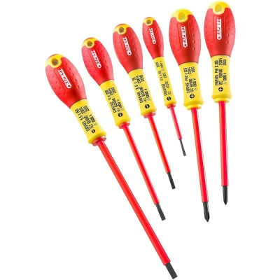 Afbeelding van EXPERT E160910 geisoleerde schroevendraaierset sleuf/Phillips PH 6 delig