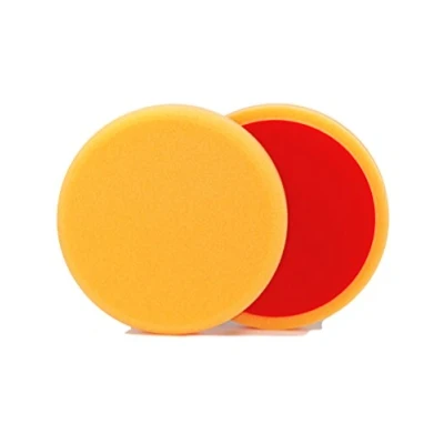 Afbeelding van ALCLEAR 5513530AH polijstpad tegen hologrammen, auto polijstsponzen, diameter: 135 x 25 mm, oranje, set van 2, polijsten pad spons polijstschuim voor polijstmachine