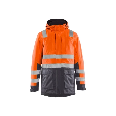 Afbeelding van Blaklader High Vis winterparka 4495 1987 Oranje/Medium Grijs