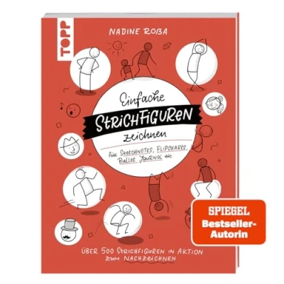 Afbeelding van Einfache Strichfiguren zeichnen (SPIEGEL Bestseller Autorin): Für Sketchnotes, Flipcharts, Bullet Journal etc.