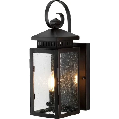 Afbeelding van Elstead Lighting LED Wand Buitenlamp Hythe 1X E14 Max 60W IP44 Dimbaar Old Bronze