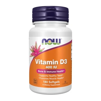 Afbeelding van Now Foods Vitamine D 3 400IU