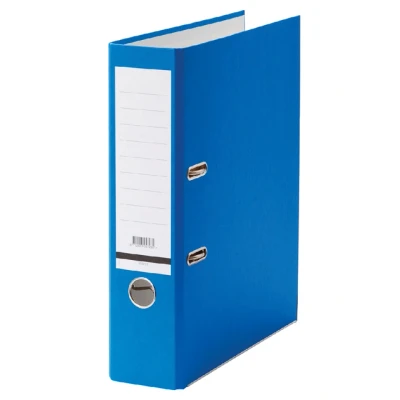 Afbeelding van Ordner Qbasic A4 80mm karton blauw