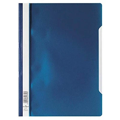Afbeelding van Durable snelhechtmap ft A4 donkerblauw 25 stuks