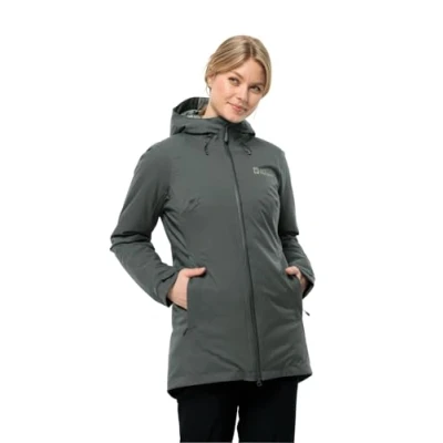 Afbeelding van Jack Wolfskin Dames Stirnberg Ins JKT W Jas, Leisteen Groen, XS