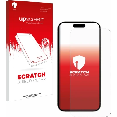 Afbeelding van upscreen Screenprotector voor Apple iPhone 15 Pro Max Folie Beschermfolie transparant