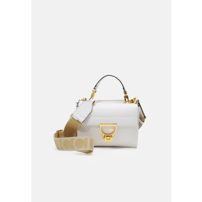 Afbeelding van Coccinelle Arlettis Signature Handtas, Dames, Maat: One Size, Brillant white