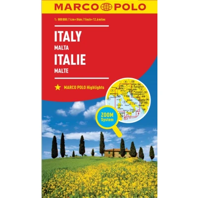 Afbeelding van Marco Polo Italië: Wegenkaart 1:800 000