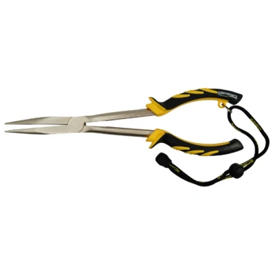 Afbeelding van Spro Extra Long Nose Pliers Black Coated 28cm