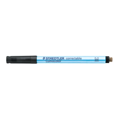 Afbeelding van Whiteboard notitieblok / schrift Correctbook Marker Zwart 1mm