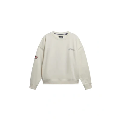 Afbeelding van Athletic Essentials Sweatshirt met Ronde Hals en Print White Grootte: 44