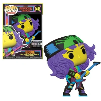 Afbeelding van Funko POP! TV: Hunter Eddie with Gitar Blacklight (Stranger Things) Special Edition