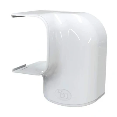 Afbeelding van Airco muur Linker bocht 90 T75. Artikelnr: SCD100098