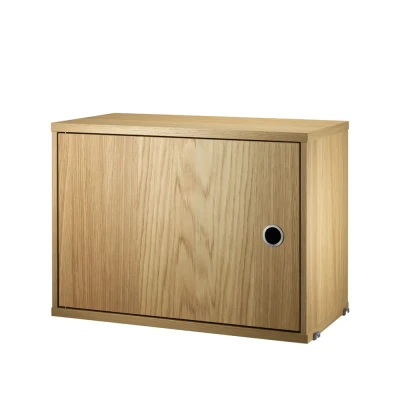 Afbeelding van String kast met deur eik, 58x30 cm