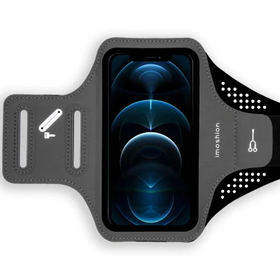 Afbeelding van iMoshion Premium Fit Telefoonhouder hardlopen Size L Zwart Textiel