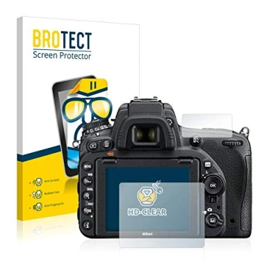 Afbeelding van BROTECT Screenprotector voor Nikon D750 Folie Beschermfolie transparant (2 Stuks)