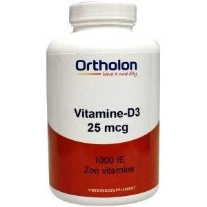 Afbeelding van Ortholon Vitamine D3 25 mcg Softgels