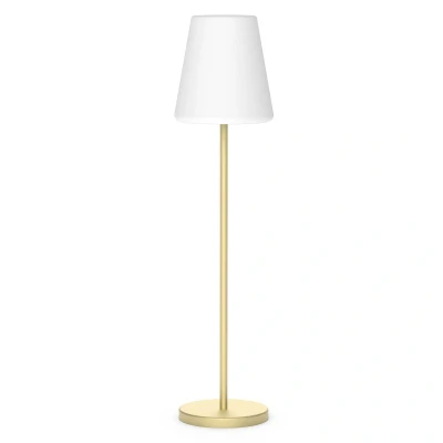 Afbeelding van Newgarden Lola Slim 120 Solar vloerlamp messing