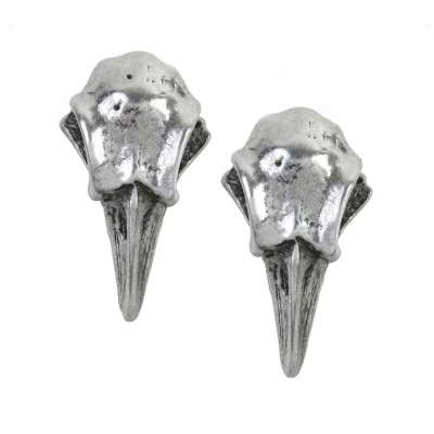 Afbeelding van Alchemy Gothic Stud oorbellen RABESCHADEL Zilverkleurig