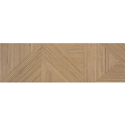 Afbeelding van Colorker Tangram decor wandtegel 32x100cm bruin