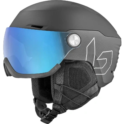 Afbeelding van Bollé V Ryft Pure Skihelm Black Coal Matte 52 55 Cm Zwart Skihelmen