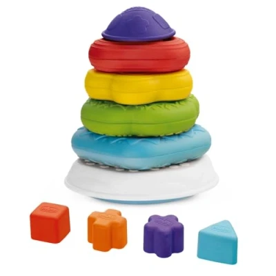 Afbeelding van Chicco 2 in 1 Stapelring Toren C09372
