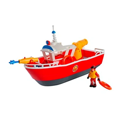 Afbeelding van Simba Brandweerman Sam Titan Brandweerboot